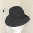 画像3: DEAR HATS バックカット 折りたためる 麦わら帽子 女優帽 黒 61cm (3)