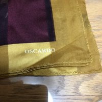 画像3: oscardo シルク100 カナダ土産 メープルリーフ スカーフ