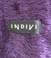 画像5: INDIVI インディビ レディース リバーシブルマフラー ファー×ラメニット   パープル (5)