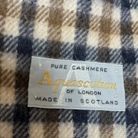 画像3: Aquascutum（アクアスキュータム）　カシミヤ100　ニットマフラー　チェック