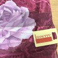 画像2: LASSERRE レディース　シルクスカーフ　正方形　えんじ　ピンク花　アルプスカワムラ (2)