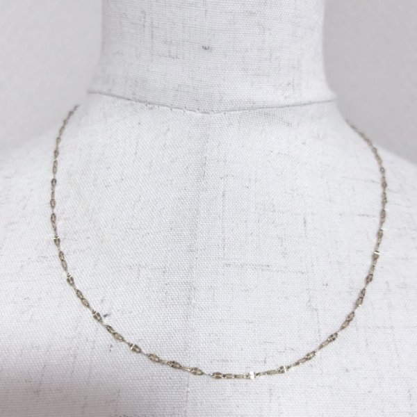 画像2: ゴールド色　チェーンネックレス　ステンレススチール　47cm (2)