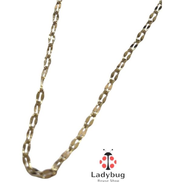 画像3: ゴールド色　チェーンネックレス　ステンレススチール　47cm (3)