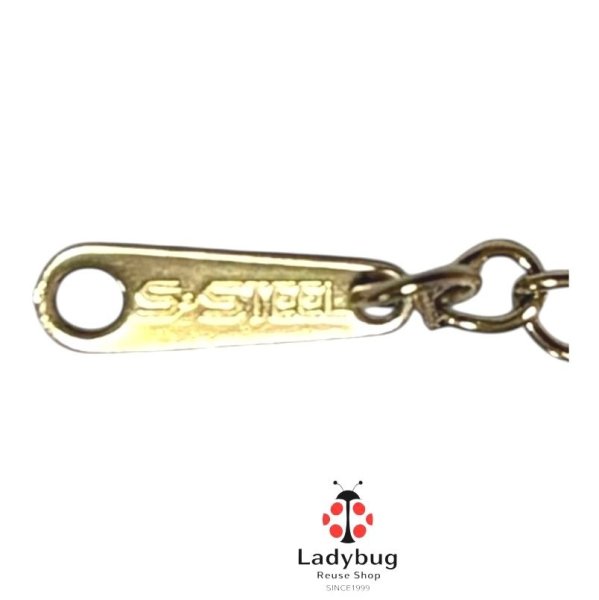 画像4: ゴールド色　チェーンネックレス　ステンレススチール　47cm (4)