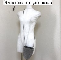 画像1: Direction to get mosh ラビットファー チェーンショルダー 巾着 ポシェット スマホ 冬のバッグ