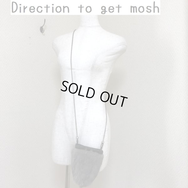 画像1: Direction to get mosh ラビットファー チェーンショルダー 巾着 ポシェット スマホ 冬のバッグ (1)