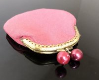 画像3: トルコ雑貨 スザンニ刺繍 ガマ口 ポーチ がま口 財布 ピンク