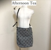 画像1: Afternoon Tea｜アフタヌーンティー グレンチェック ショルダーバッグ 冬のバッグ