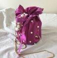 画像3: SHEIN シーインミニフェイクパール & ラインストーン装飾バケットバッグ (3)