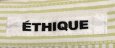 画像4: ETHIQUE(エティック)  ウエストリボン ストライプ シャツ 7分袖 グリーン S (4)