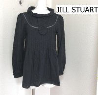 画像1: JILL STUART ジルスチュアート ゴシック系 長袖 プルオーバー ブラウス 黒