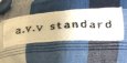 画像5: a.v.v standard(アーヴェヴェスタンダール) プルオーバーシャツ チェック ブルー 袖リボン S (5)