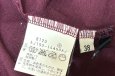 画像6: bellus closet (ベルスクローゼット) レギュラーカラー ウール100 ニットシャツ 長袖 えんじ 38号 (6)