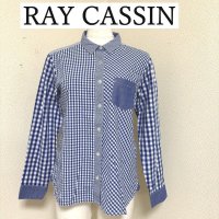 画像1: RAY CASSIN(レイカズン)　　レディース　チェックシャツ　ブルー　M