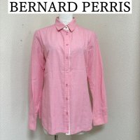 画像1: BERNARD PERRIS ベルナール ペリス 　レギュラーカラー　シャツ　長袖　ピンク