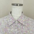 画像2: McGREGOR　マックレガー　レディース　レギュラーカラーシャツ　７分袖　フラワープリント　花柄　ピンク (2)