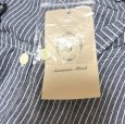 画像5: サマンサモスモス 　レディースストライプシャツ　襟フリル　ストライプブラウス　長袖　水色 (5)