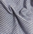 画像6: サマンサモスモス 　レディースストライプシャツ　襟フリル　ストライプブラウス　長袖　水色 (6)