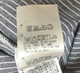 画像7: サマンサモスモス 　レディースストライプシャツ　襟フリル　ストライプブラウス　長袖　水色 (7)