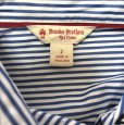 画像5: Brooks Brothers  Red Fleece ブルックスブラザーズ　レディース　ストライプシャツ　長袖　ワッペン付き　S (5)