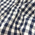 画像4: JOURNAL STANDARD LUXE　ジャーナルスタンダード　バンドカラー　ロングシャツ　シャツワンピース　チェック　ネイビー (4)