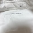 画像5: ICB　W　レディース　シャツ　半袖ブラウス　コットンシャツ　白　無地　ホワイト　44号　イタリア製生地 (5)