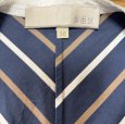 画像5: 自由区　Thomas mason　レディース　Aライン　ストライプシャツ　長袖　バンドカラーシャツ　38号　ネイビー (5)