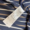 画像7: 自由区　Thomas mason　レディース　Aライン　ストライプシャツ　長袖　バンドカラーシャツ　38号　ネイビー (7)