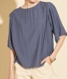 画像7: BEAUTY&YOUTH UNITED ARROWS　 レディース　ブラウス　クレープ　バルーンスリーブ　ブラウス 　ブルー　F (7)