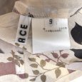 画像6: ROSACE　レディース　ブラウス　高級　5分袖　花柄　ベージュ　9号 (6)