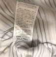画像9: NARACAMICIE（ナラカミーチェ）フリルブラウス　半袖　白　シルバー　ストライプ　2 (9)