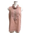 画像2: JCREW　ジェイクルー　レディース　ノースリーブシャツ　コットンフリル　ピンク　４ (2)