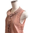 画像3: JCREW　ジェイクルー　レディース　ノースリーブシャツ　コットンフリル　ピンク　４ (3)