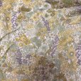 画像5: 自由区　前上がりカットソー　半袖　グレー　イエロー　花柄　異素材切り替え　40号 (5)