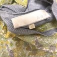 画像6: 自由区　前上がりカットソー　半袖　グレー　イエロー　花柄　異素材切り替え　40号 (6)