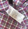 画像6: 23区　レディース　レギュラーカラーシャツ　長袖　マドラスチェック　ピンク　40号　 (6)