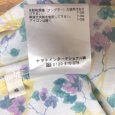 画像6: AIGLE　レディース　バンドカラー　プルオーバーシャツ　フラワープリント　イエロー　ホワイト　ミントブルー　　S (6)