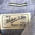 画像3: MICHEL KLEIN　ミッシェルクラン　レディース　リネンシャツ　7分袖　レギュラーカラーシャツ　無地　ダンガリー色　M (3)