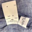 画像5: MICHEL KLEIN　ミッシェルクラン　レディース　リネンシャツ　7分袖　レギュラーカラーシャツ　無地　ダンガリー色　M (5)