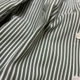 画像5: Aquascutum　アクアスキュータム 　レディース　ストライプシャツ　レギュラーカラーシャツ　長袖　11号　L　グリーン　ホワイト (5)