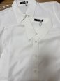 画像10: Aquascutum　アクアスキュータム 　レディース　レギュラーカラーシャツ　長袖　11号　L　白　無地 (10)