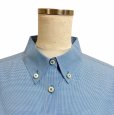 画像2: Aquascutum　アクアスキュータム 　レディース　ボタンダウンシャツシャツ　長袖　11号　L　ブルー　チェック (2)