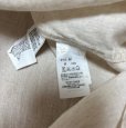 画像4: 無印良品　レディース　リネンシャツ　長袖　レギュラーカラーシャツ　アイボリー　生成り　無地　Ｍ (4)