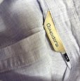 画像4: COMODORE　レディース　綿麻シャツ　長袖　リネンシャツ　水色　M (4)