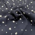 画像11: BLUE FRONCE　ブルーフロンセ　レディース 2way さらさらブラウス　前上がり　長袖　星プリント　ネイビー　紺　L　11号　40号 (11)