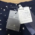 画像14: BLUE FRONCE　ブルーフロンセ　レディース 2way さらさらブラウス　前上がり　長袖　星プリント　ネイビー　紺　L　11号　40号 (14)