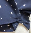 画像9: BLUE FRONCE　ブルーフロンセ　レディース 2way さらさらブラウス　前上がり　長袖　星プリント　ネイビー　紺　L　11号　40号 (9)