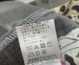 画像11: アルベロベロ　半袖カットソー　異素材切り替え　ゆったり　グレー　ブタ　虹　レース付き (11)