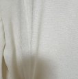画像8: タグ付き　CORBEAU　ノーカラージャケット　ホワイト　4L　大きいサイズ　夏 (8)