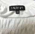 画像4: INDIVI　インディビ　インディヴィ　大きいサイズレディース　半袖カットソー　ホワイト　48号 (4)